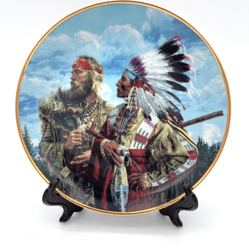 Franklin Mint Collector Plate Paul Calle Friends Porcelain Unisex OS Blue EX